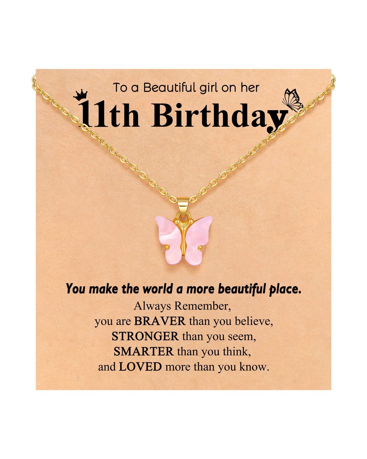 Wholesale Butterfly Pendant Simple Multicolor Acrylic Pendant Necklace