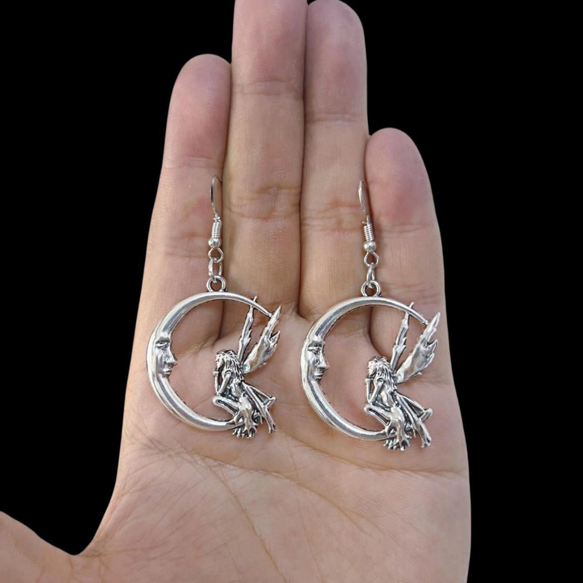 Wholesale  fairy moon earrings cute jewelry