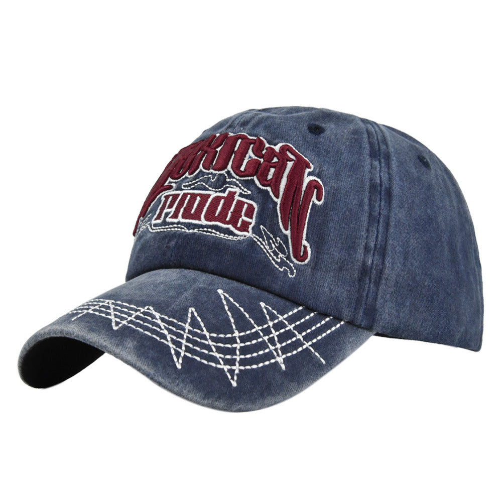 Gorra de béisbol bordada de algodón algodón al por mayor