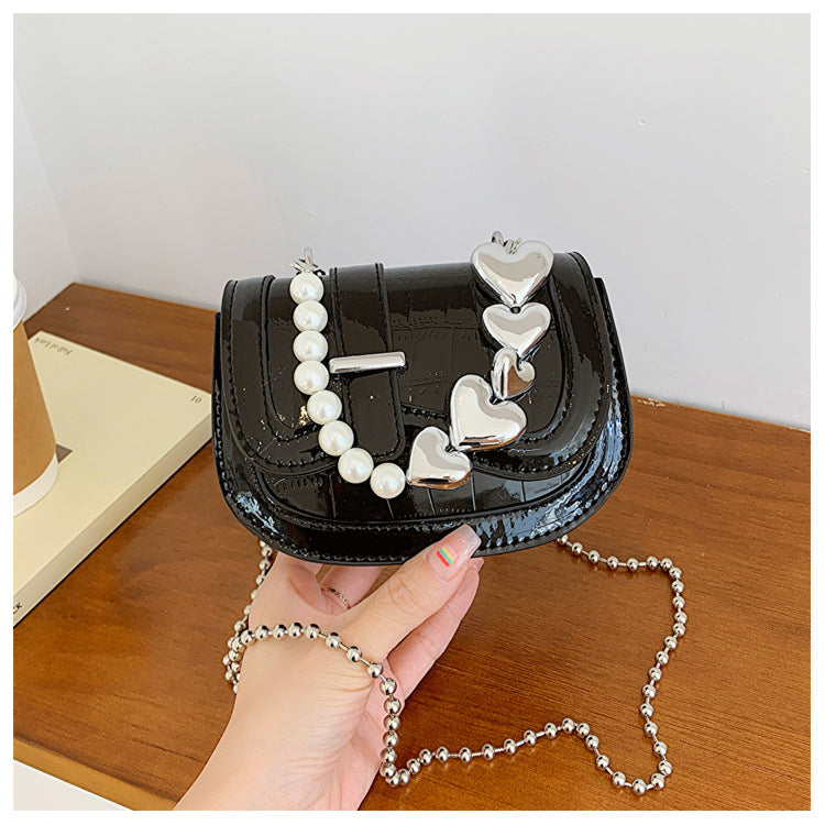 Wholesale Mini Oblique Fashion Shiny Chain Shoulder Bag