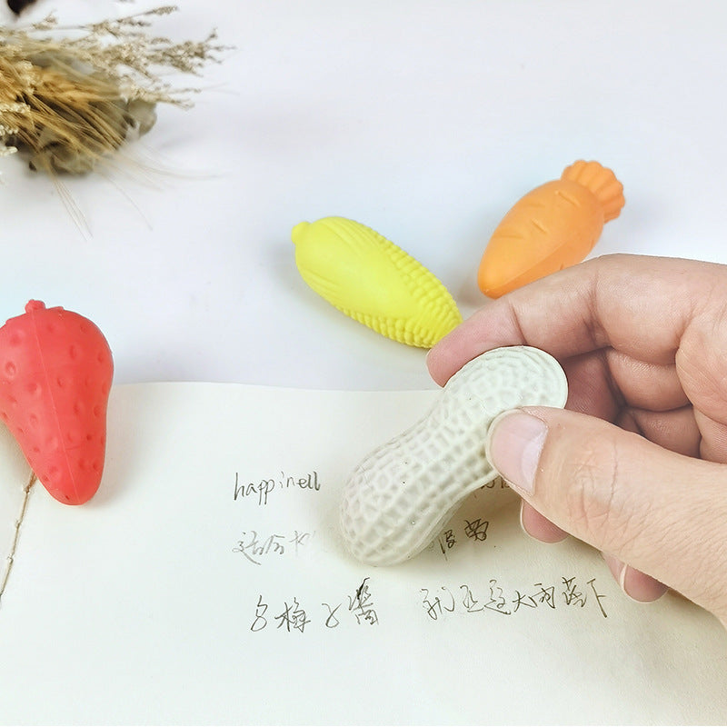 Wholesale Fruit and Vegetable Shaped TPE Erasers