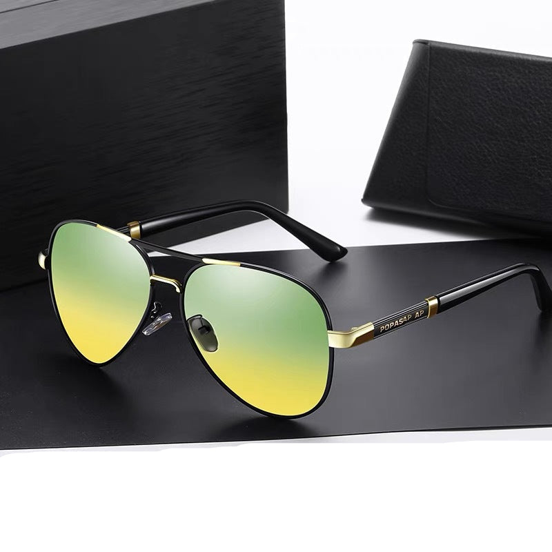 Wholesale Metal resin polarized sunglasses men's sunglasse
