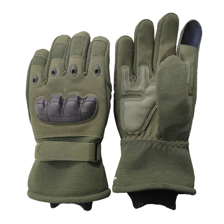 Wholesale Added Cotton, Thickened Touch Screen, Plush and Warm Nylon Gloves