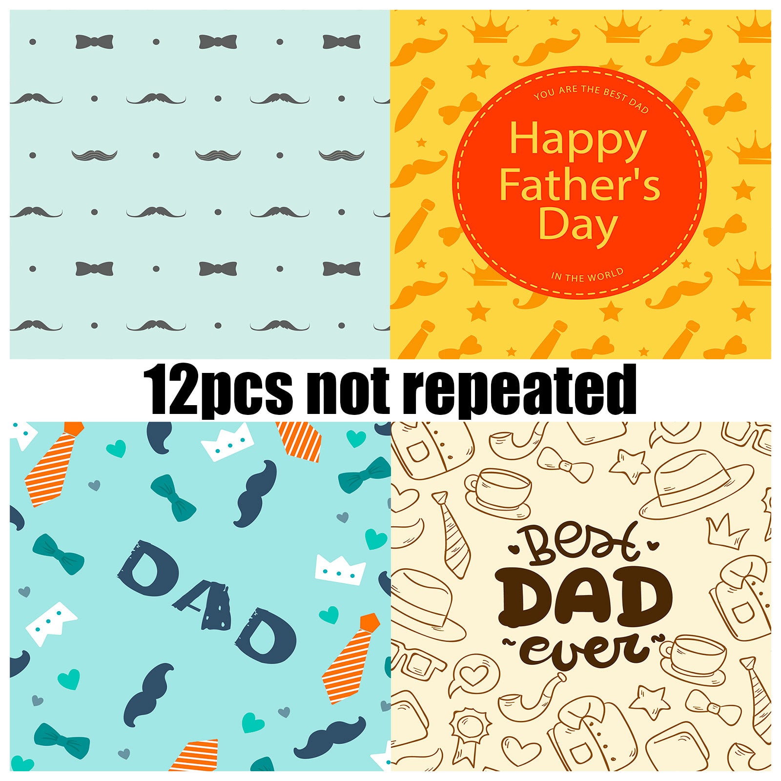 Wholesale of Father's Day Decorative Material Paper