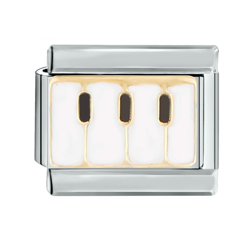 Wholesale Italian Charm Bracelet 9mm DIY Splicing and Removable Stainless Steel Funny Composable Bracelet