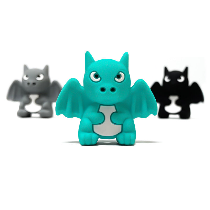 Wholesale 10pcs small flying dragon animal cartoon 3D focal beads