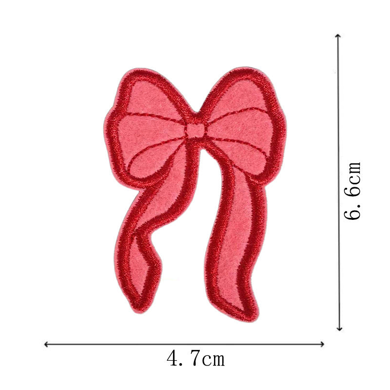 Wholesale Butterfly Embroidered Patches 16 Piece Set DIY Sew On Appliques For Bags Hair Clips Towels Crafting