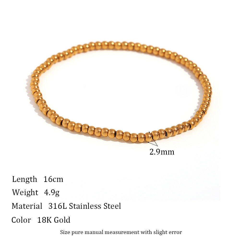 Wholesale Vintage Bead Stainless Steel Bracelet