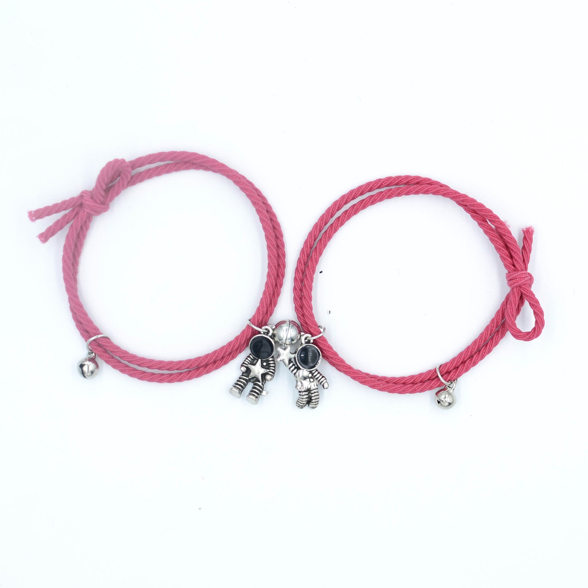 Wholesale Cute astronaut couple elastic thread bracelet