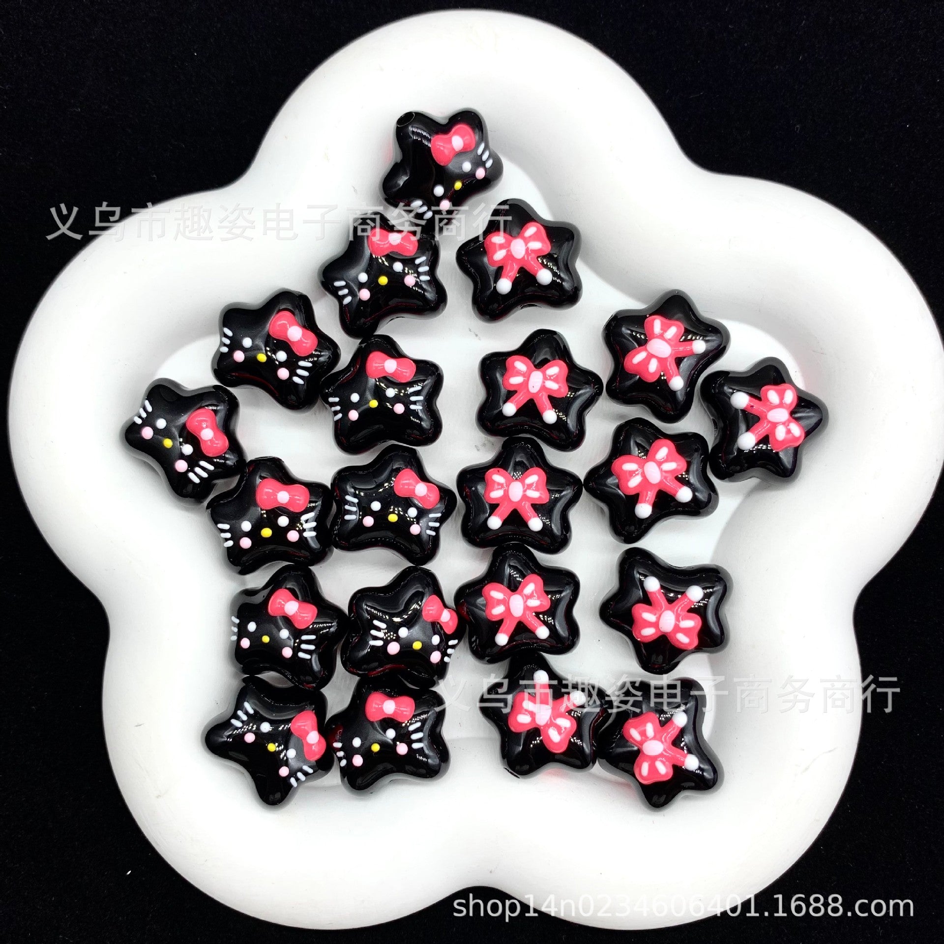 Wholesale 10pcs Colorful and cute cartoon Acrylic Beads