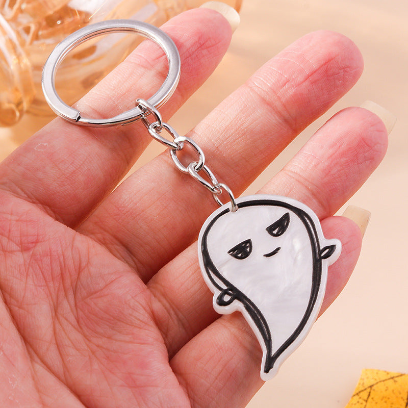 Wholesale Ghost Skeleton Zinc Alloy Keychain