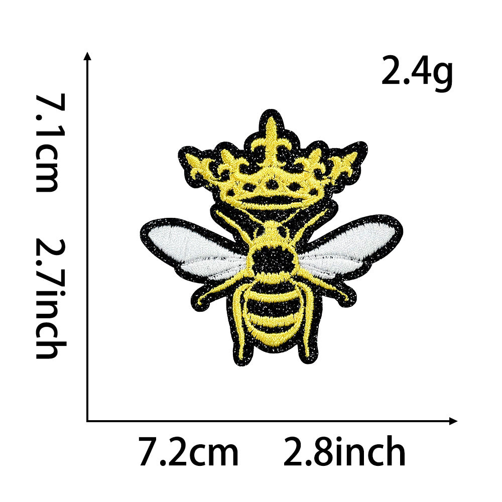 Wholesale Embroidered Iron On Patch Afro Black Girl Leopard Print Letter Design Decorative DIY Craft Supply For Shoes Hats Bags