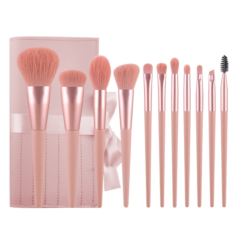 Wholesale of 10 Nylon Full Set Makeup Brushes