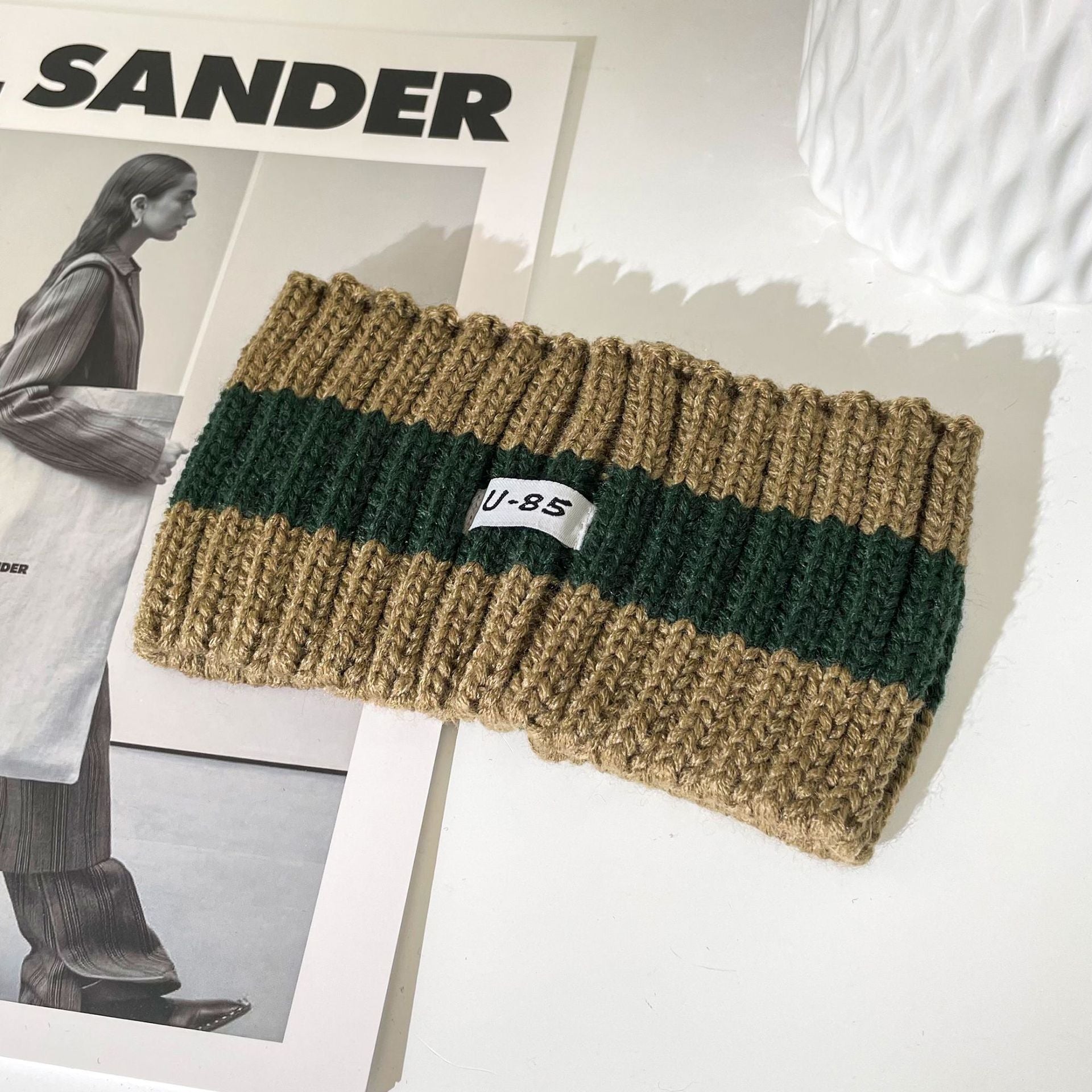 Wholesale 2023 Autumn and Winter Sports Knitted Wool Wide-brimmed Headband