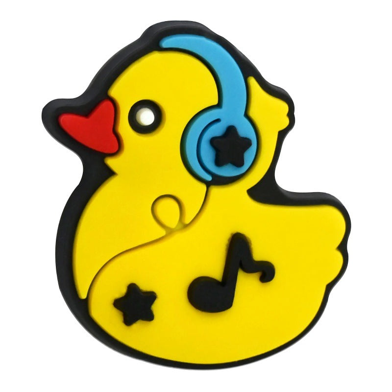 Wholesale Random 100pcs/pack   Cartoon duck beaded  Focal Beads