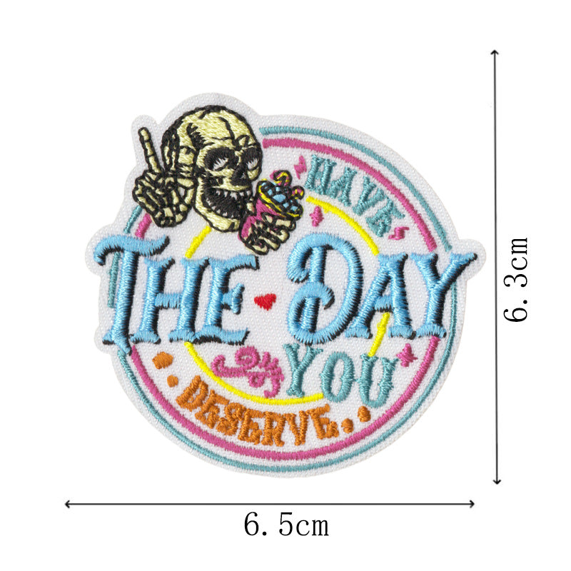 Wholesale Funny duck and cat embroidery DIY Patches