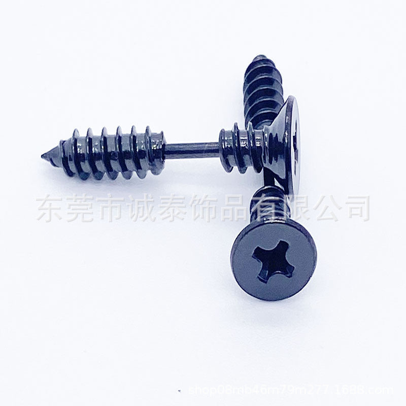 Tornillos de acero de titanio al por mayor Pendientes