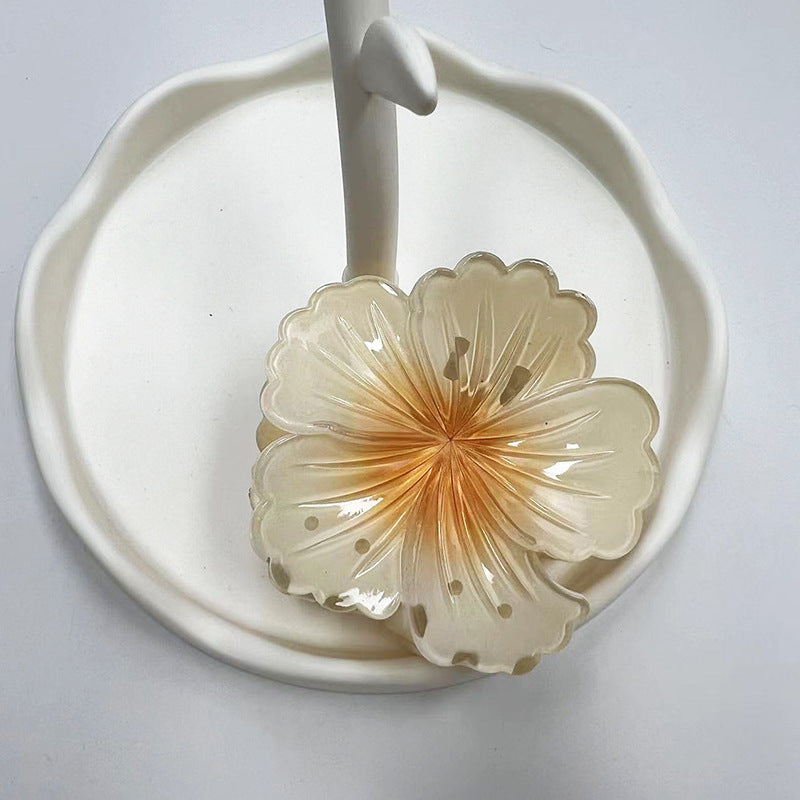 Wholesale Curly Flower Women's Fashion High-end Women's Shark Clip Hair Accessories