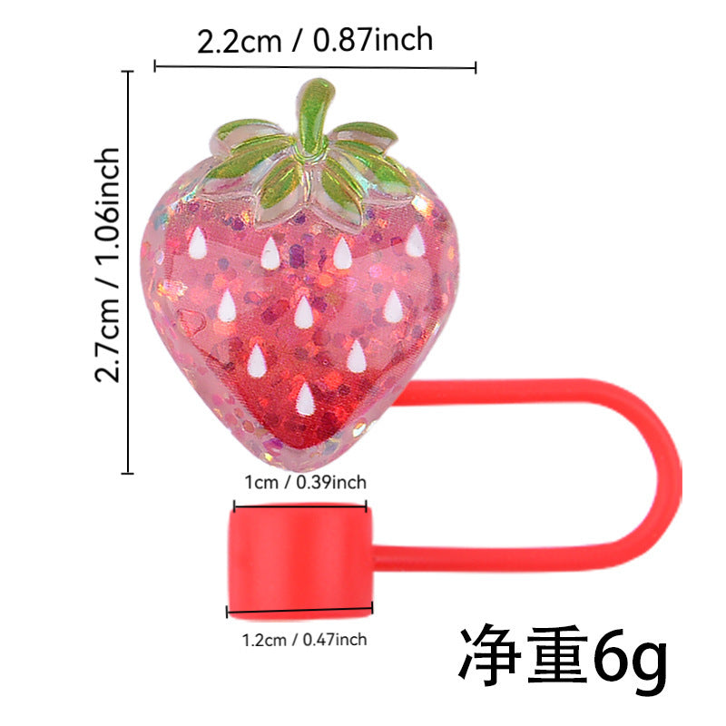 Wholesale 10mm creative fruit pattern straw hat