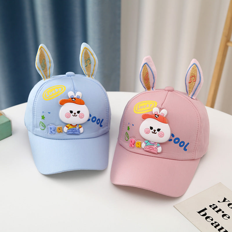Wholesale Cute White Bunny Baby Hat with Long Ears