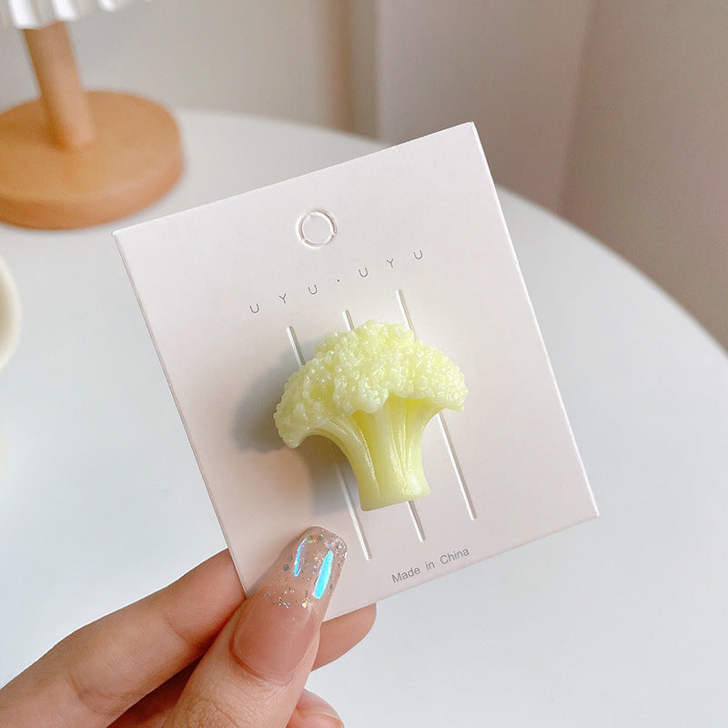 Wholesale Imitation Food Resin Hairpin