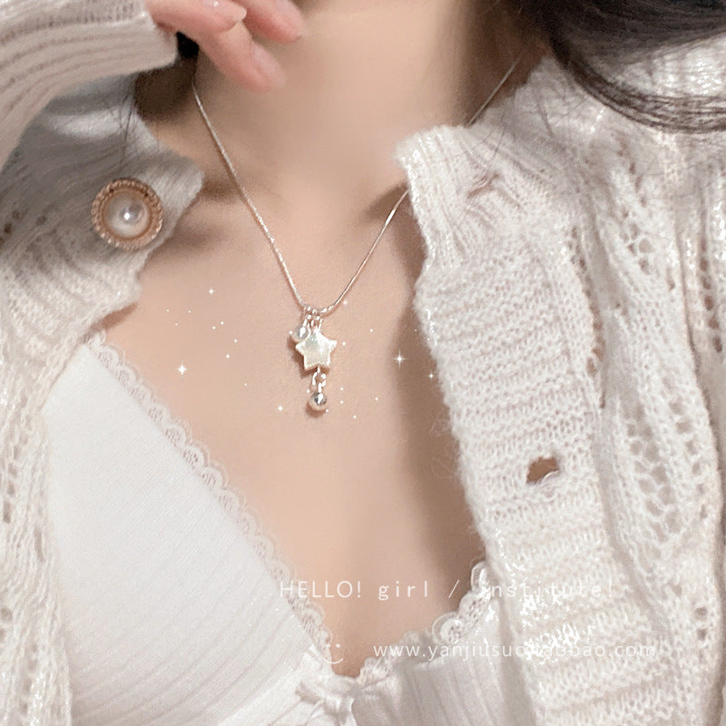 Wholesale French Shell Star Necklace Clavicle Chain Accessories