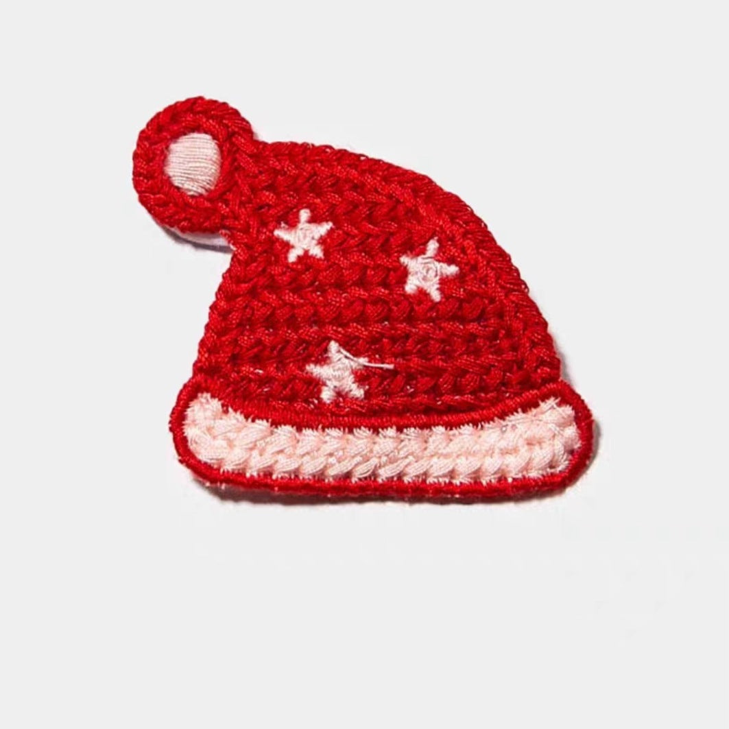 Wholesale Christmas Woolen Knitted Hair Clips