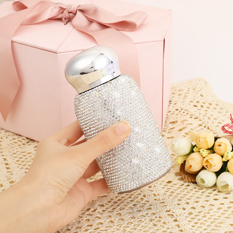 Wholesale Stainless Steel Diamond Mini Water Cup