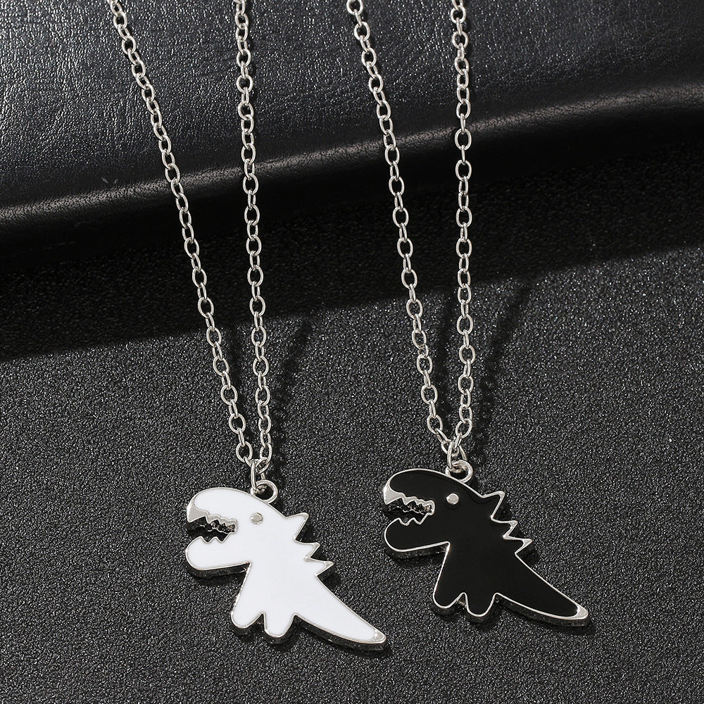 Wholesale Cartoon Animal Dinosaur Pendant Long Alloy Sweater Chain