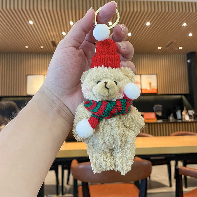 Wholesale Christmas Plush Doll Keychains