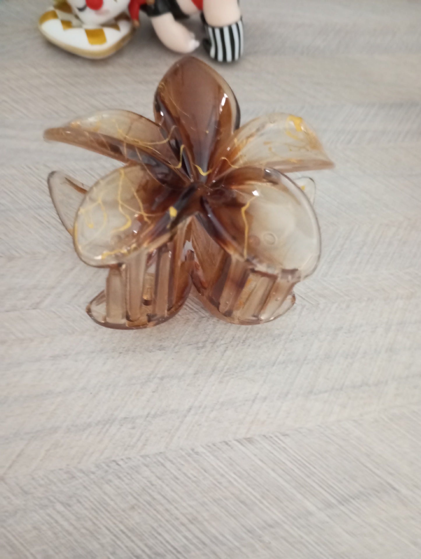 Wholesale Large 8CM Gradient Color Plumeria Flower Hairpin