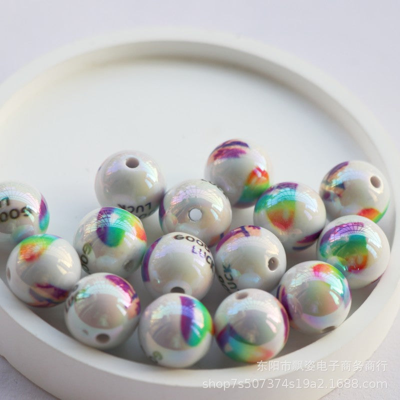 Cuentas de plástico/resina de crema de dibujos animados de 100 piezas al por mayor