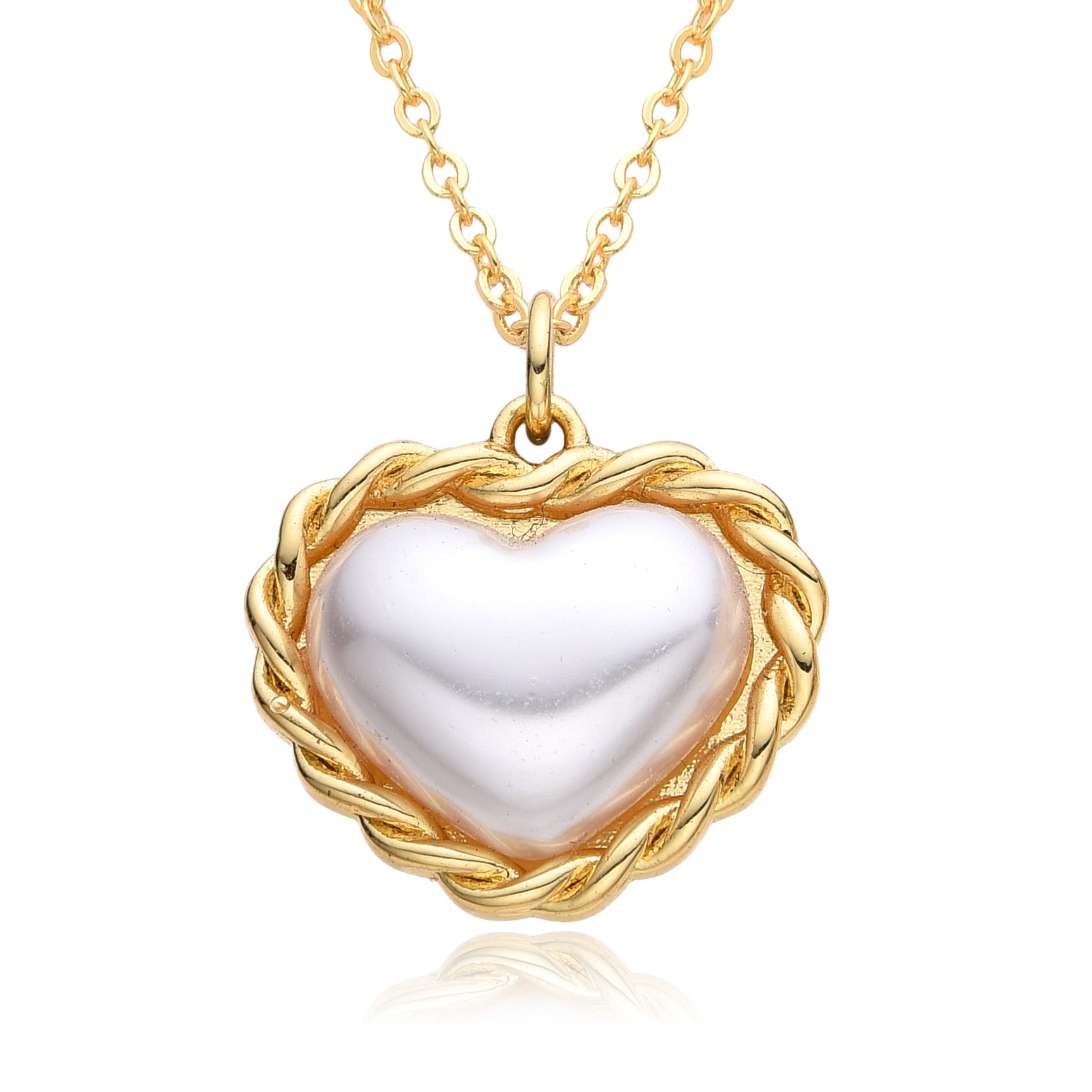 Wholesale Valentine's Day Love Microset Necklace Clavicle Chain