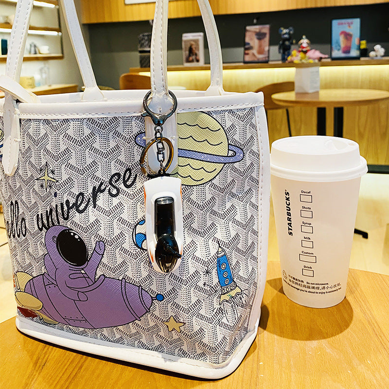 Wholesale Cartoon Motor Boat Mini Model Plastic Keychain