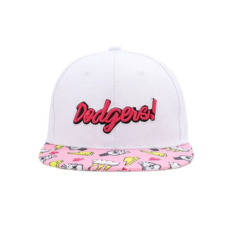 Wholesale stylish baseball cap street sun protection flat brim baseball cap