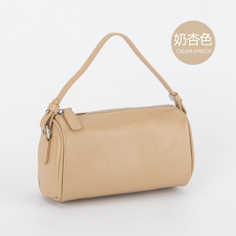 Wholesale Genuine top-grain cowhide simple crossbody bag