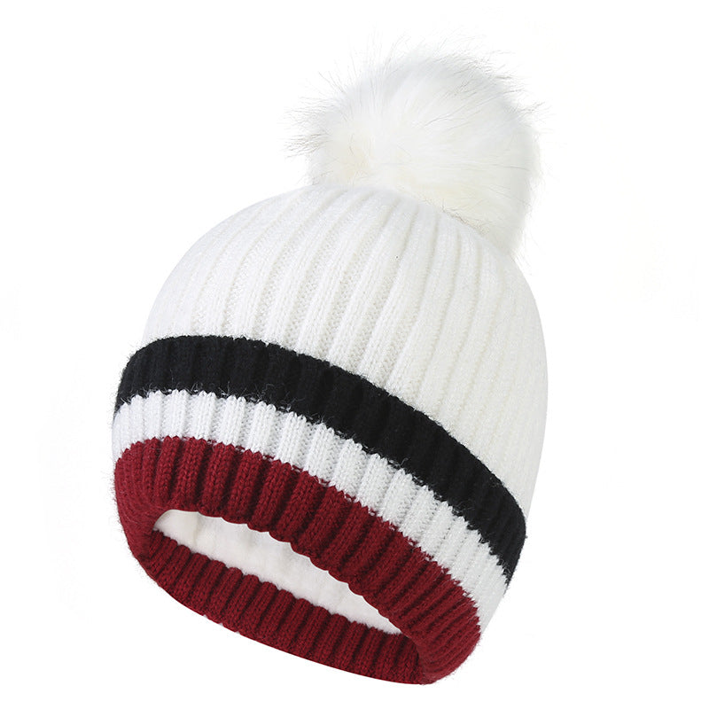 Wholesale Winter Plush Woolen Hats Ear Protection Warm Knitted Hats