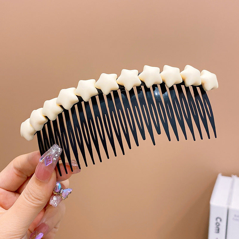 Wholesale Acrylic Love Long Hair Comb Hair Clip