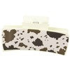 Wholesale Multi Color PU Leather Large Square Shark Claw Clip Trendy Hair Accessory For Thick Hair Gift