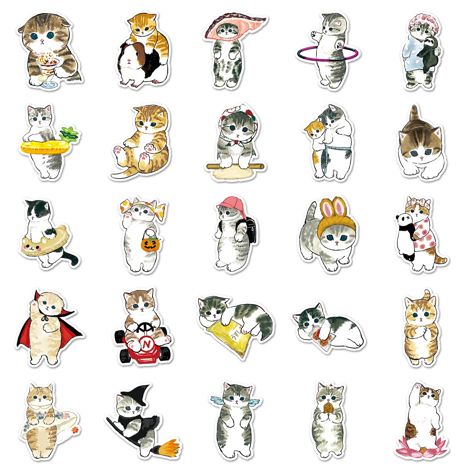 Wholesale cute cartoon Sticker Waterproof Vinyl Stickers OLY Exclusive