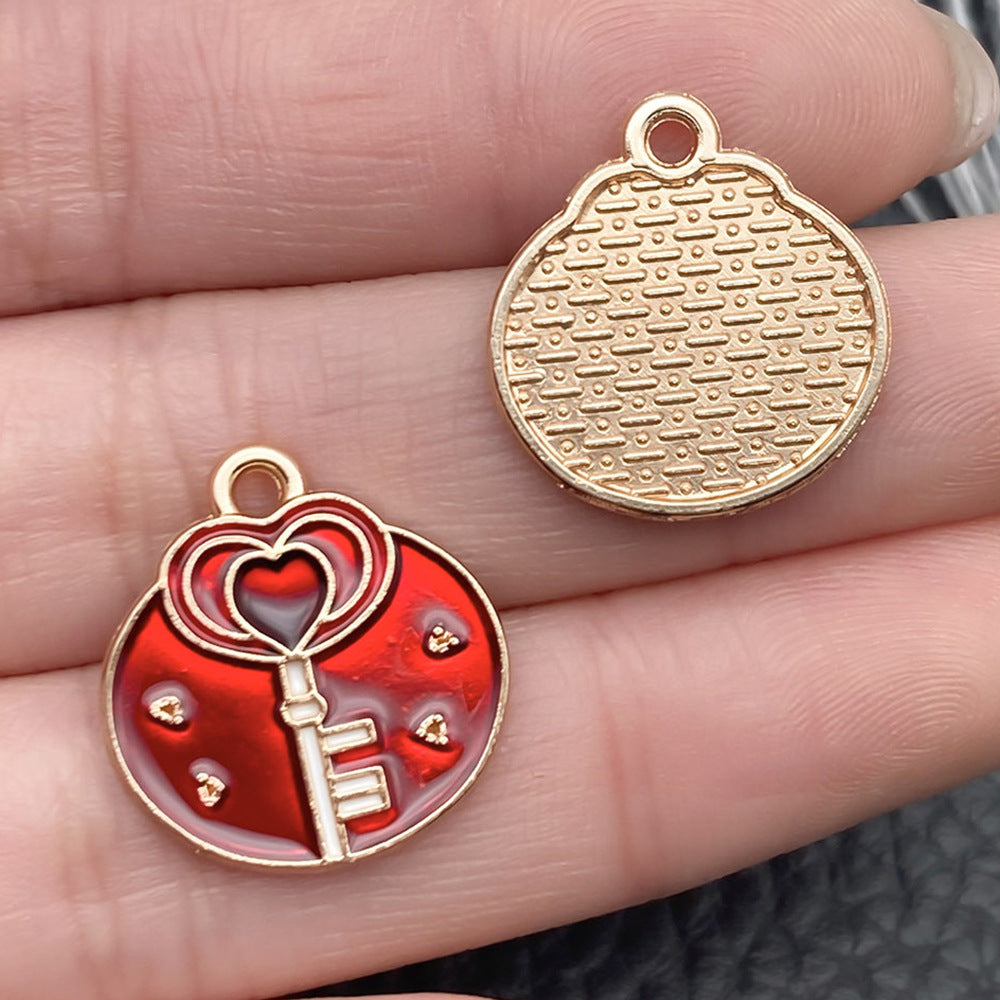 Wholesale Pink Valentine' s Day Love Accessories Pendant