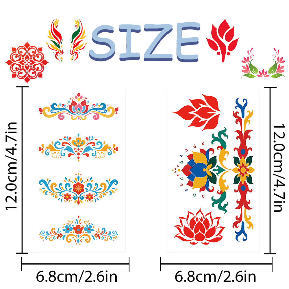 Wholesale 10 pcs/ pack  stickers holiday party party face stickers arm stickers