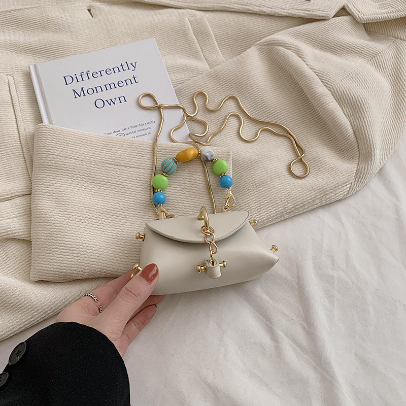 Wholesale Candy Color Chain PU Single Shoulder Crossbody Bag