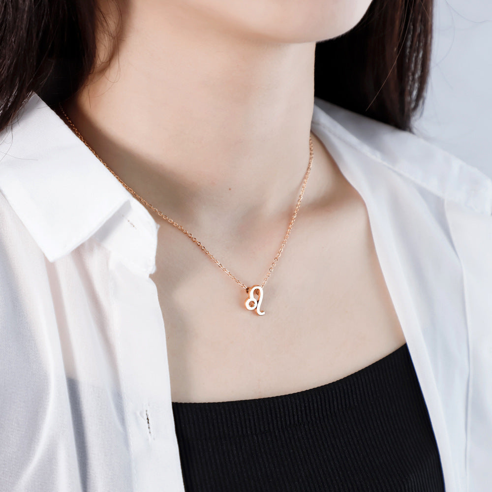 Wholesale 12 Constellation Necklace