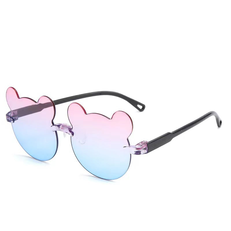 Wholesale Cute baby bear sun protection sunglasses frame