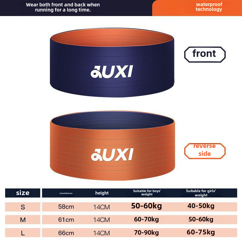 Wholesale Running waist bag multifunctional close-fitting outdoor invisible mobile phone bag men and women knitted water-repellent sports waist bag