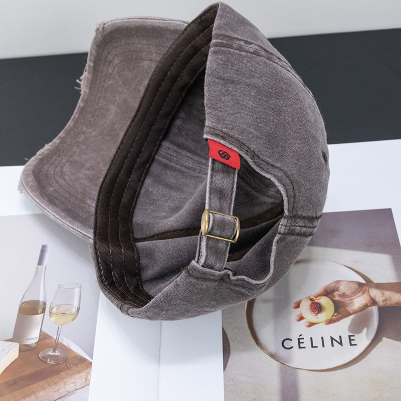 Wholesale Towel Embroidered Fabric Label Washed Baseball Cap