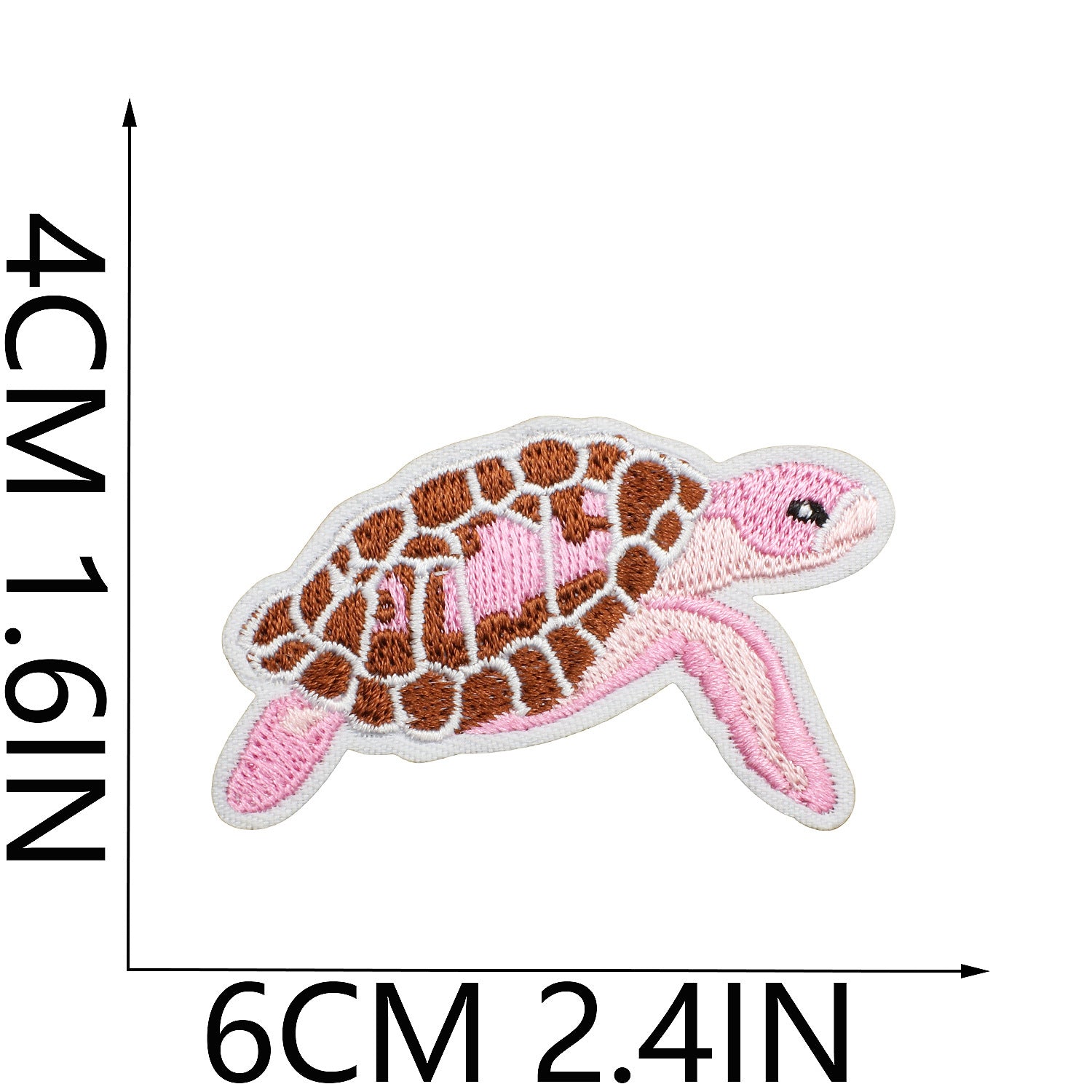 Wholesale Pink Surf Girl Embroidered Patch With Turtle Shell Bow Shark Decorative Fashion Accessory For Clothing DIY Craft Boutique Resale
