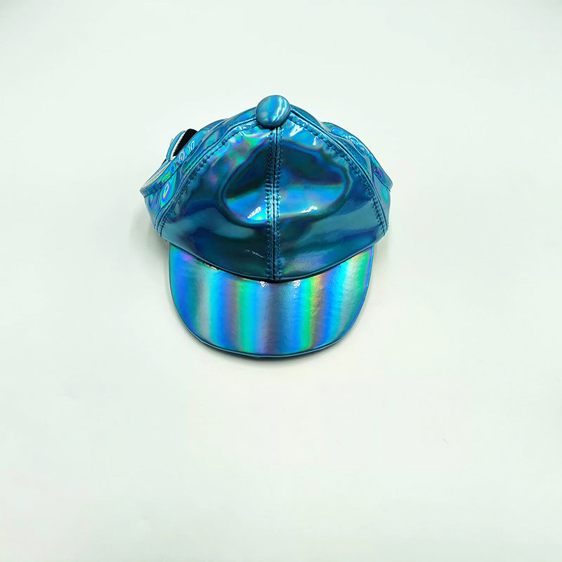 Wholesale laser baseball cap magic color pet cap