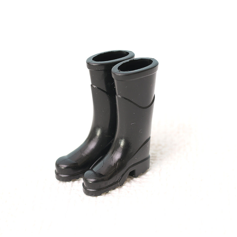 Wholesale 3pair mini rain boots ob11 doll shoes silicone Doll accessories